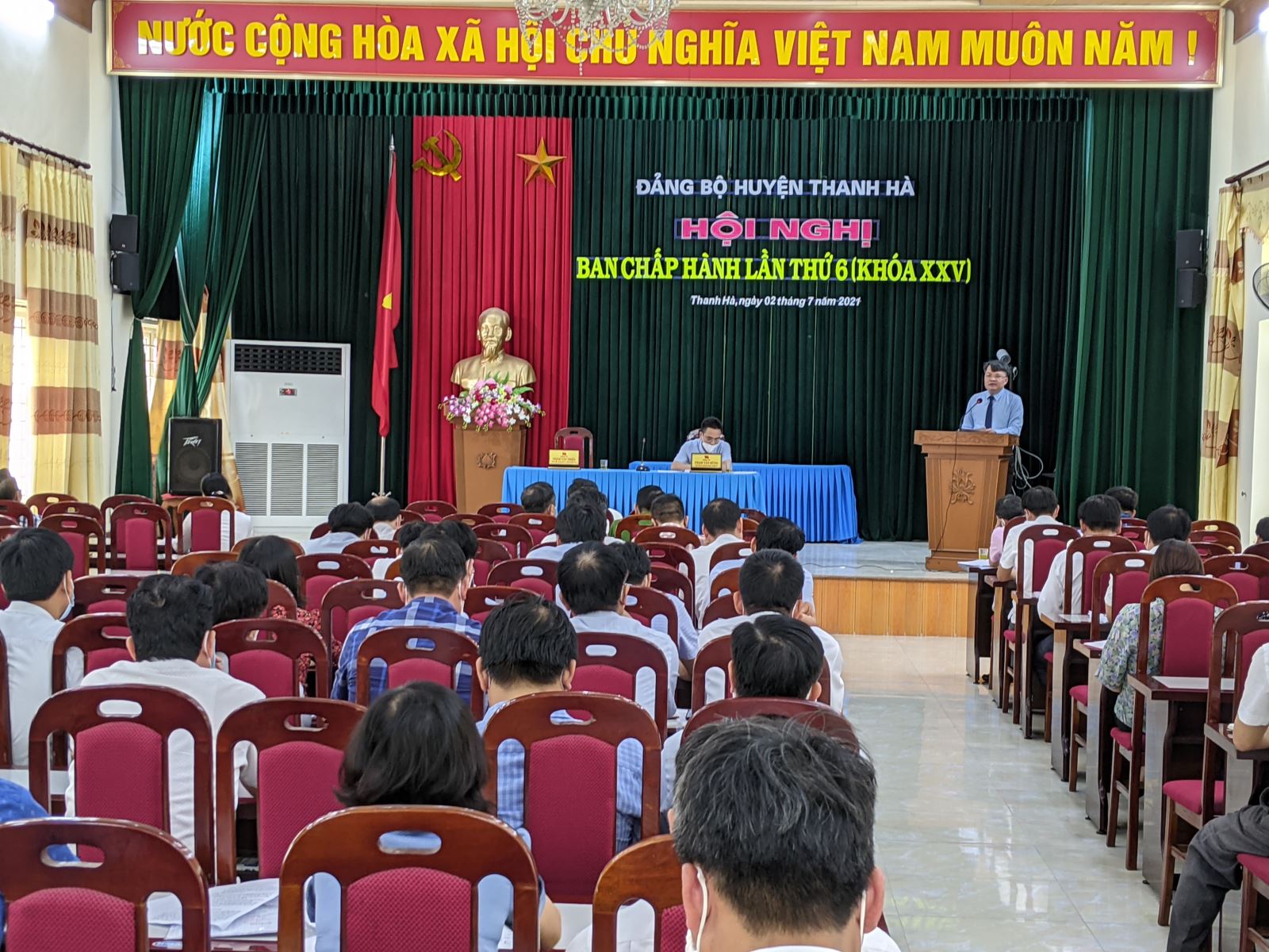 Hội nghị lần thứ sáu BCH Đảng bộ huyện Thanh Hà