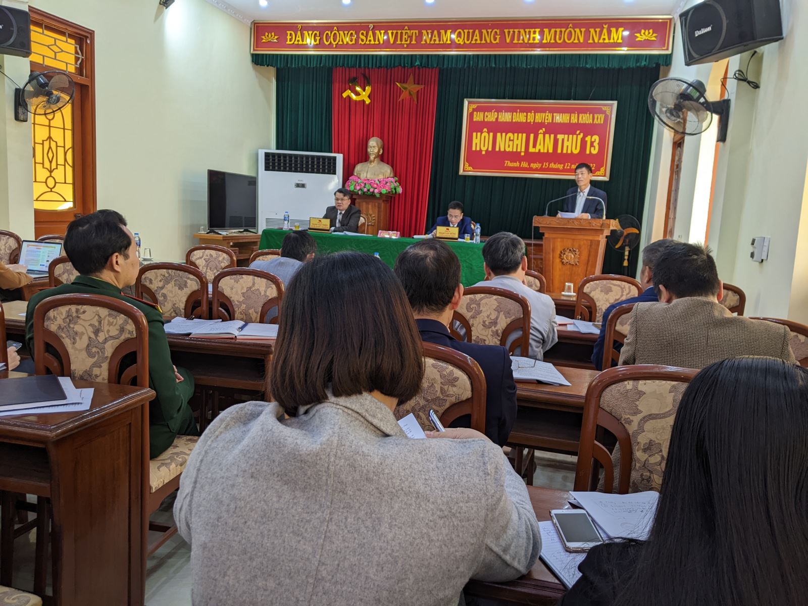 Hội nghj lần thứ 13 BCH Đảng bộ huyện Thanh Hà